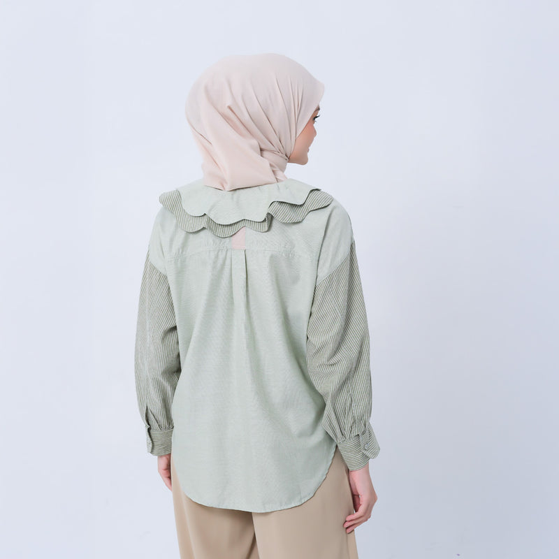 DEENAY DOUBLE COLLAR SHIRT LOU LOU SERIES