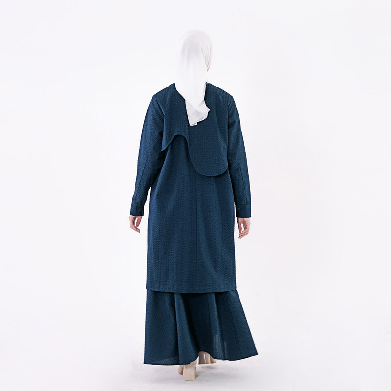 DEENAY FUTURE ART LONG COAT POCKET