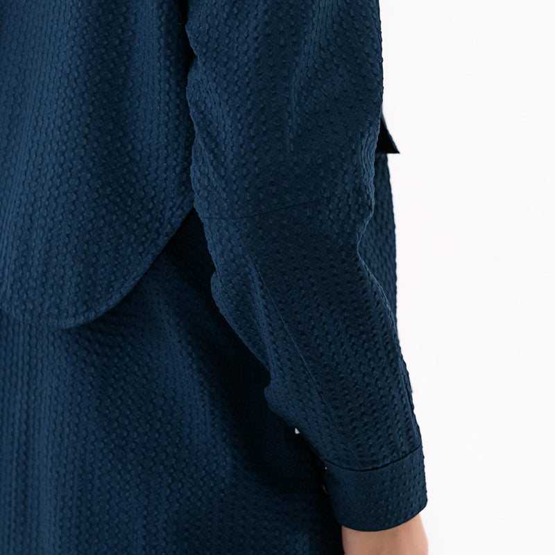 DEENAY FUTURE ART LONG COAT POCKET