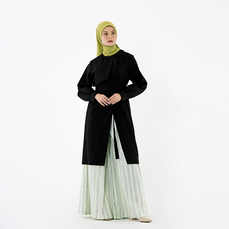 DEENAY FUTURE ART LONG COAT