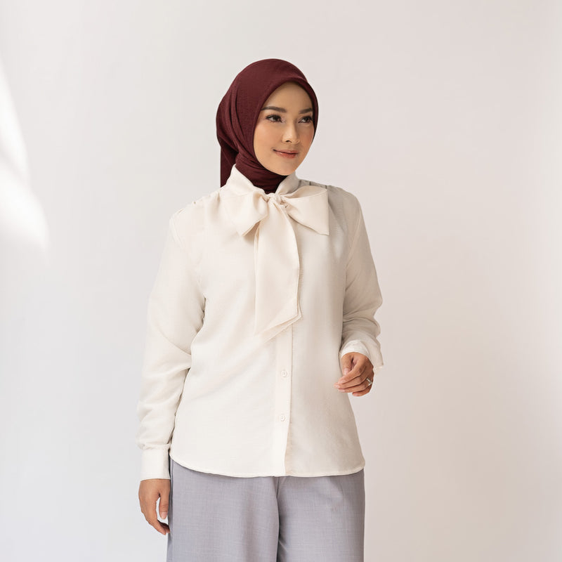 DEENAY ALLEIA RIBBON COLLAR SHIRT SERIES