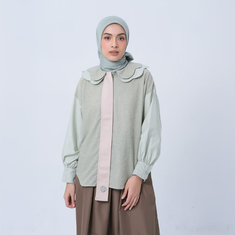 DEENAY DOUBLE COLLAR SHIRT LOU LOU SERIES