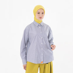 DEENAY FUTURE ART STRIPED SHIRT