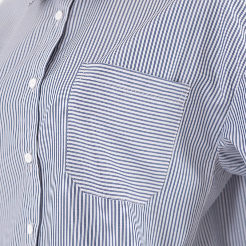 DEENAY FUTURE ART STRIPED SHIRT