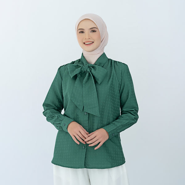 DEENAY ALLEIA RIBBON COLLAR SHIRT SERIES