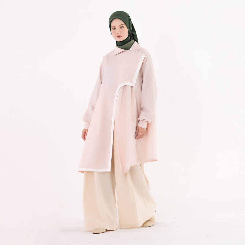 DEENAY FUTURE ART STRIPED TUNIC