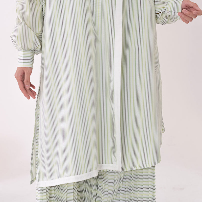 DEENAY FUTURE ART STRIPED TUNIC