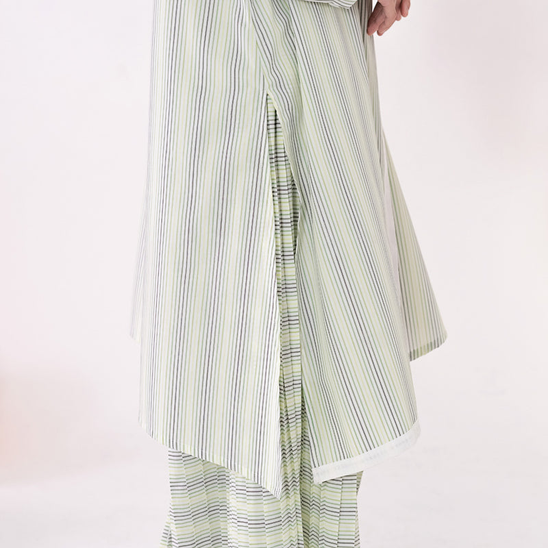 DEENAY FUTURE ART STRIPED TUNIC