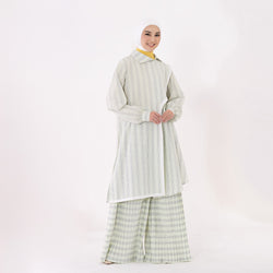 DEENAY FUTURE ART STRIPED TUNIC