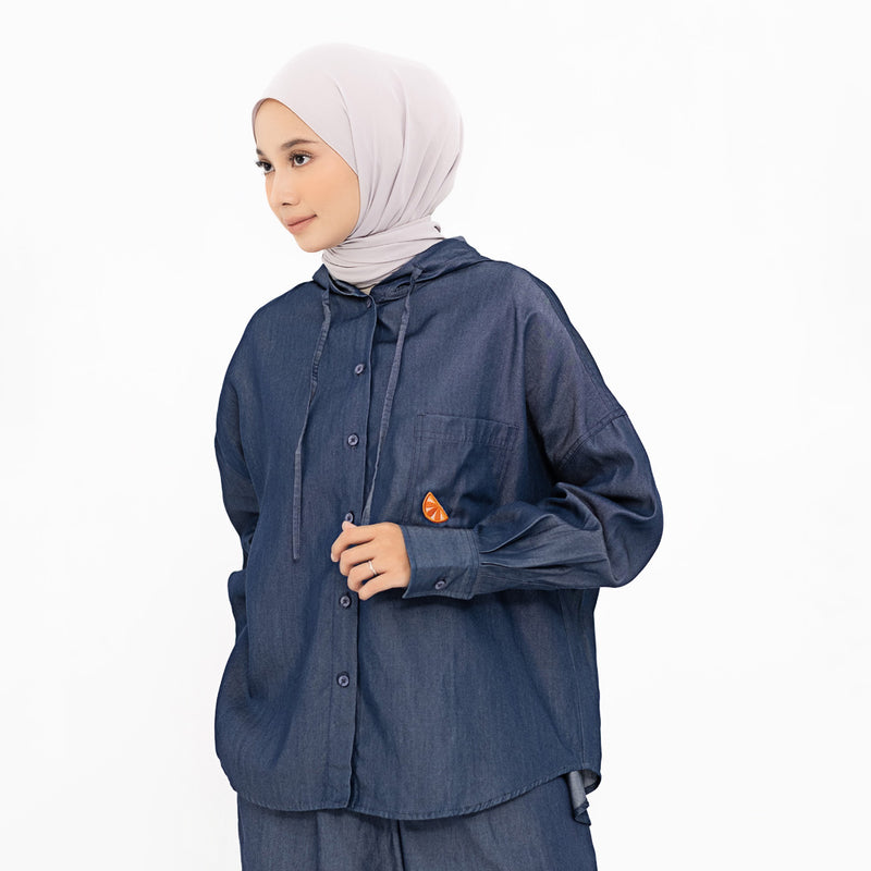 DEENAY HOODIE SHIRT DENIM SERIES
