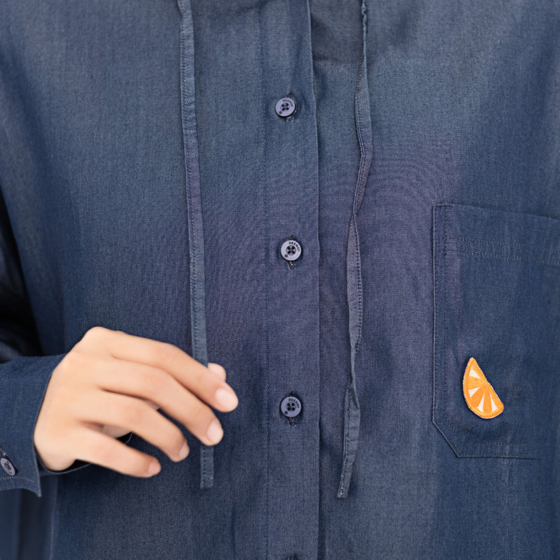 DEENAY HOODIE SHIRT DENIM SERIES
