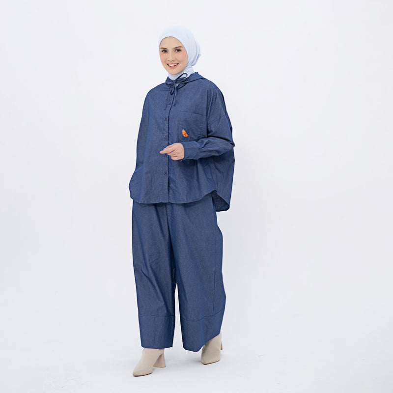 DEENAY HOODIE SHIRT DENIM SERIES