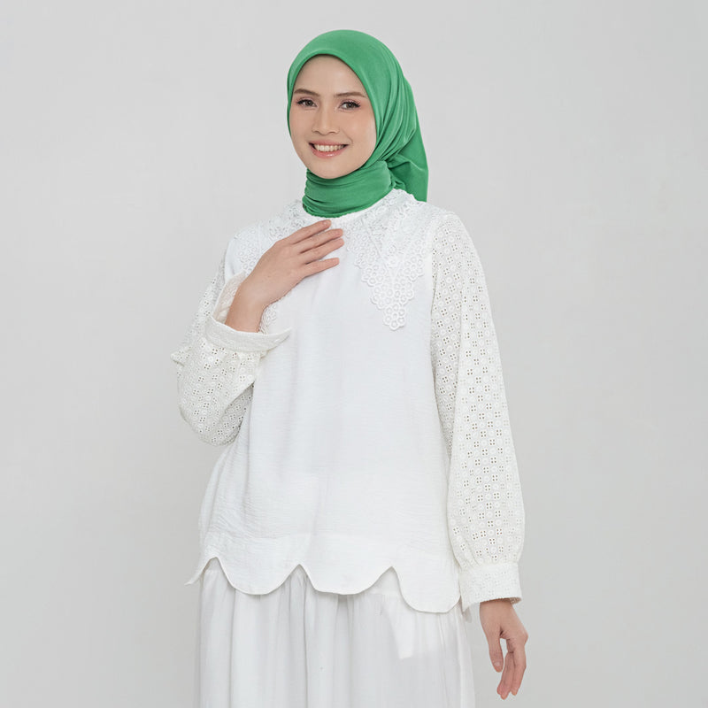 Deenay White Series Collar Blouses