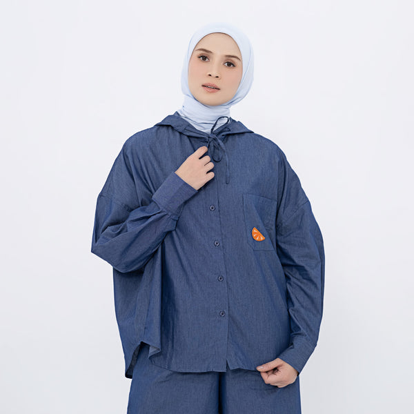 DEENAY HOODIE SHIRT DENIM SERIES