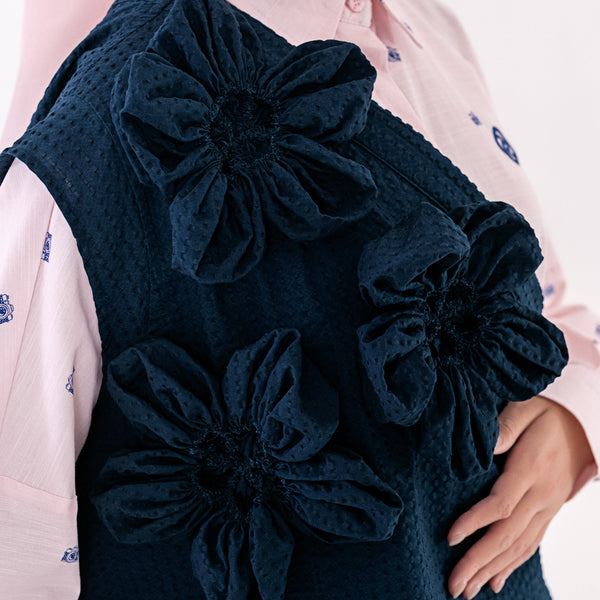 DEENAY FUTURE ART FLOWER VEST