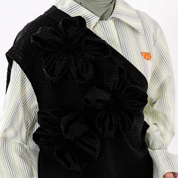DEENAY FUTURE ART FLOWER VEST