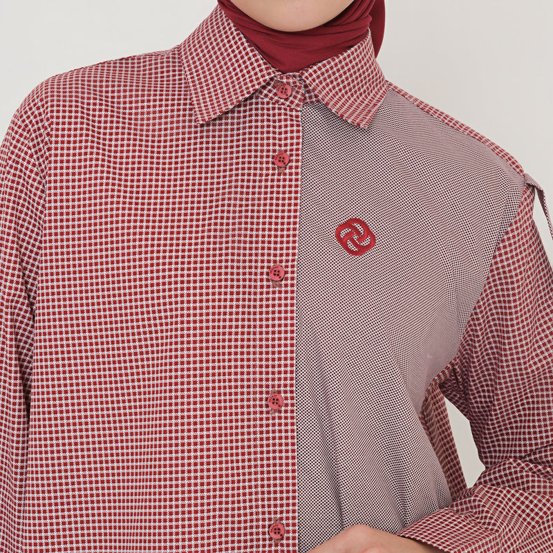 Deenay Basic Square Shirt Red Series