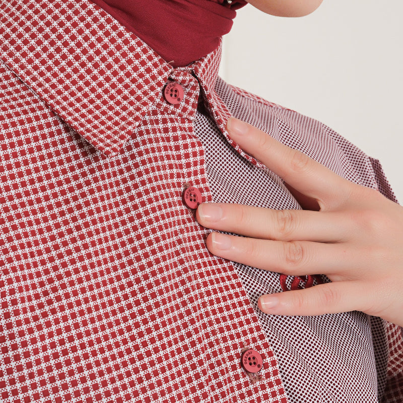 Deenay Basic Square Shirt Red Series