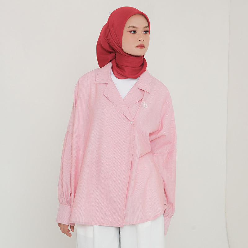 Deenay Wrap Shirt Red Series