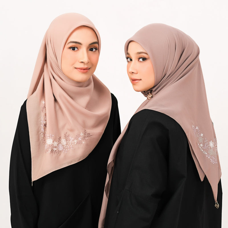 Hijab Polos Segi Empat Deenay Jasmine Series