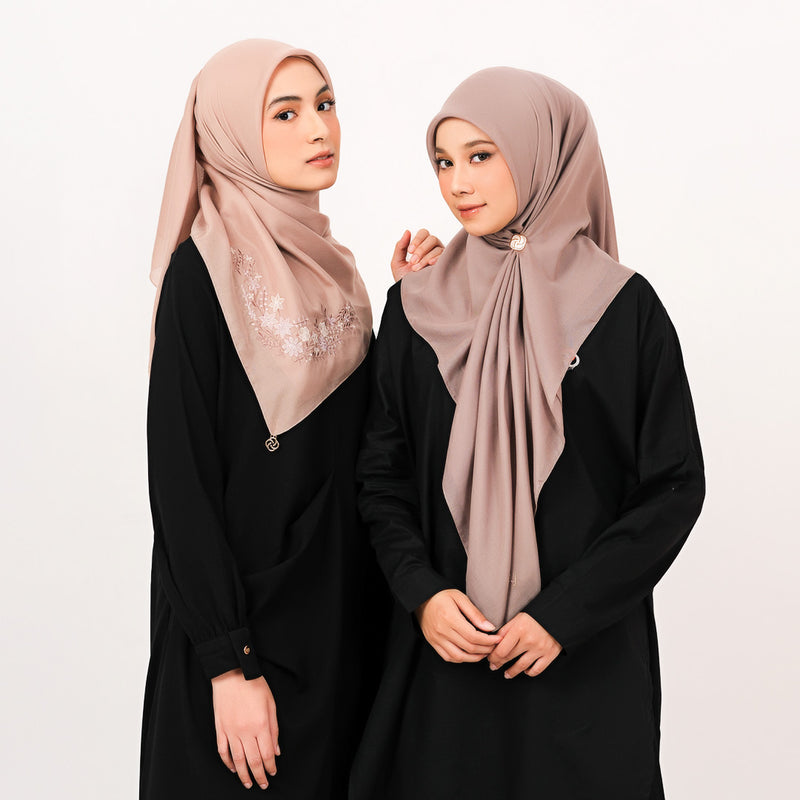 Hijab Polos Segi Empat Deenay Jasmine Series