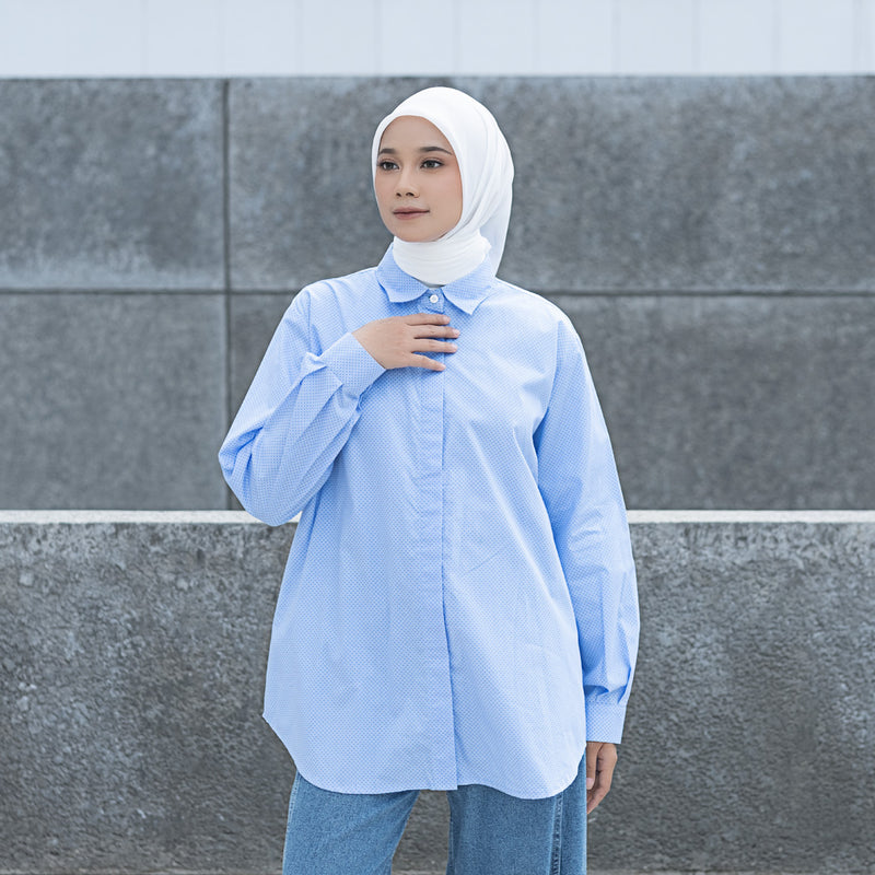 BUTTON SHIRT DEENAY BLUE SERIES