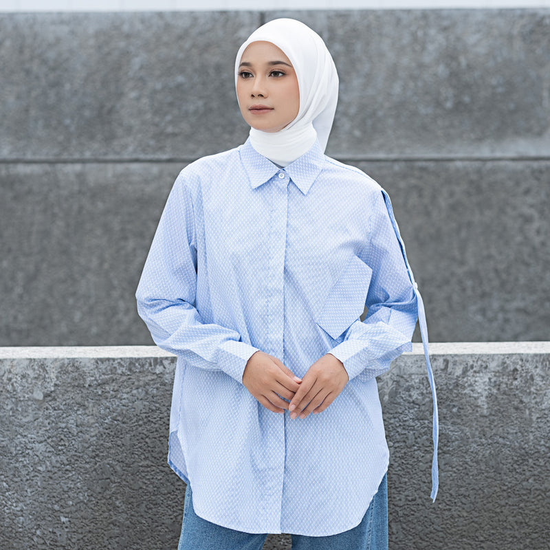 POCKET PATCH SHIRT DEENAY BLUE SERIES