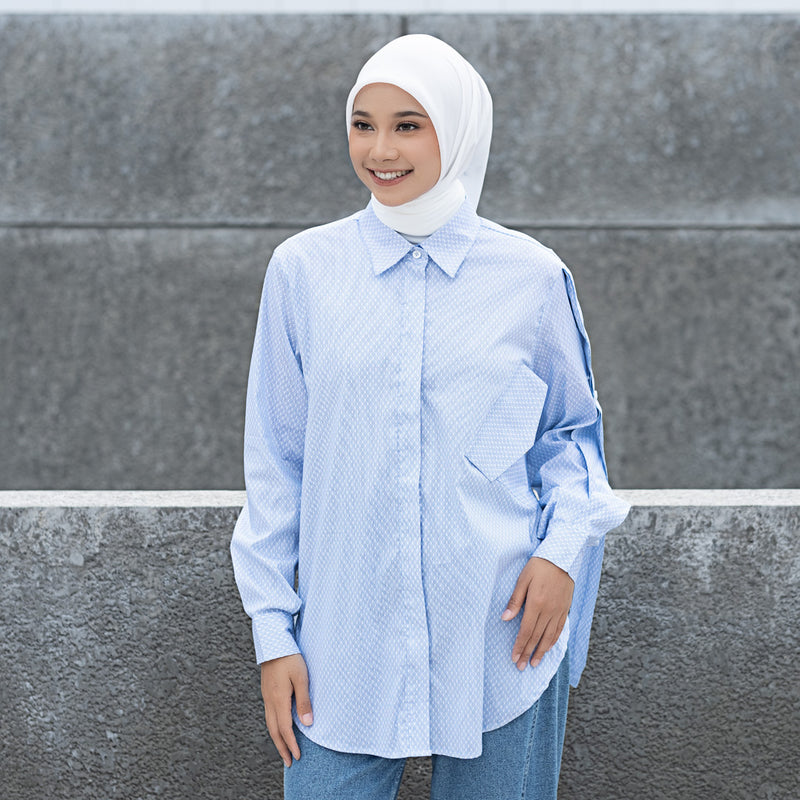 POCKET PATCH SHIRT DEENAY BLUE SERIES