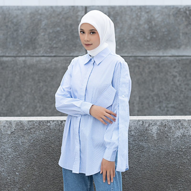 POCKET PATCH SHIRT DEENAY BLUE SERIES