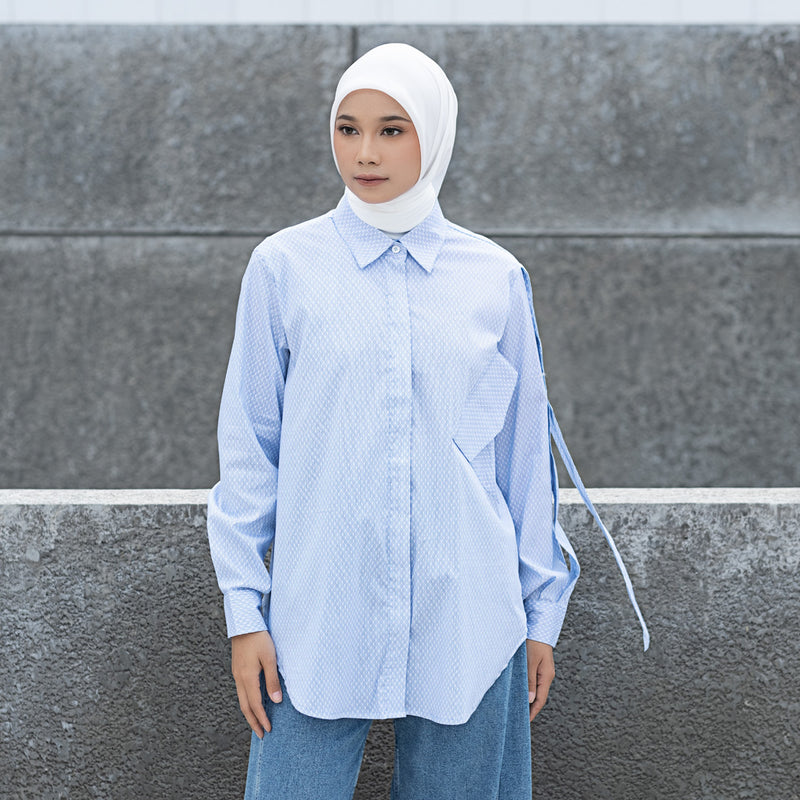 POCKET PATCH SHIRT DEENAY BLUE SERIES