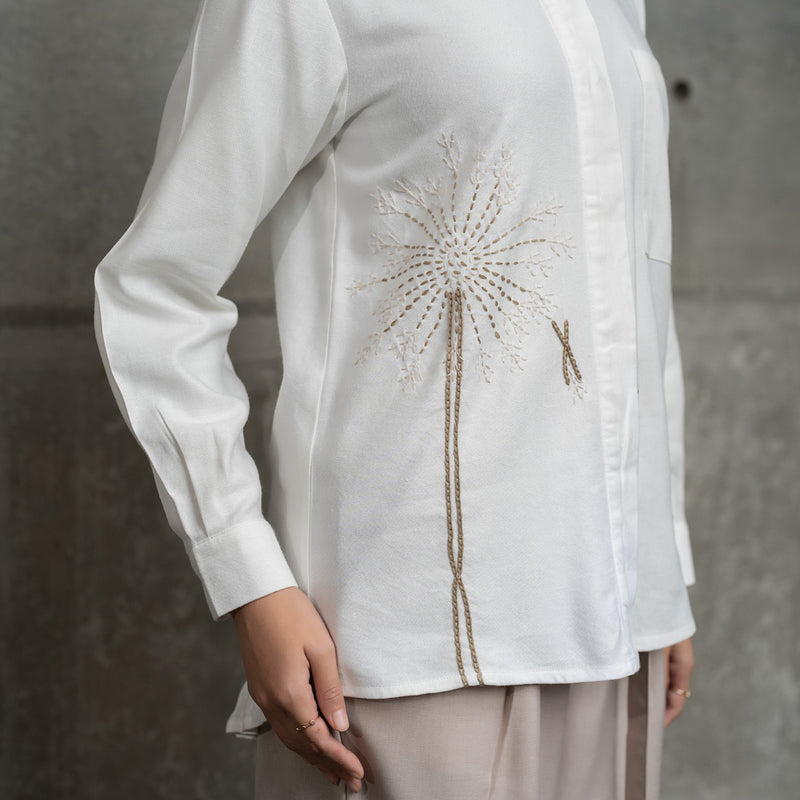 DEENAY DANDELION RUFFLES SHIRT LEYANA SERIES (PO)