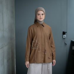 DEENAY DANDELION RUFFLES SHIRT LEYANA SERIES (PO)