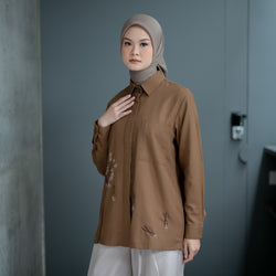 DEENAY DANDELION RUFFLES SHIRT LEYANA SERIES (PO)