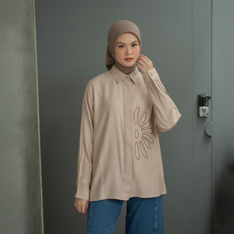 DEENAY SUNFLOWER SHIRT LEYANA SERIES (PO)