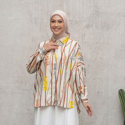 Atasan Wanita Deenay Basic Shirt Lataria Series