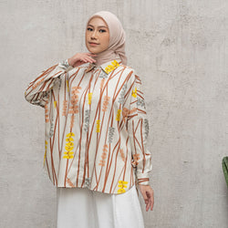 Atasan Wanita Deenay Basic Shirt Lataria Series