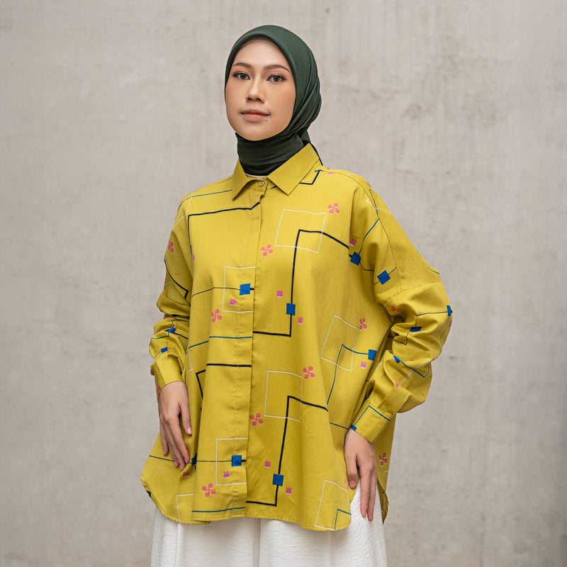 Atasan Wanita Deenay Basic Shirt Aniqa Series