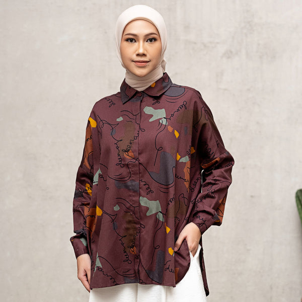 Atasan Wanita Deenay Basic Shirt Deelines Series