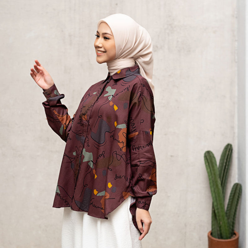 Atasan Wanita Deenay Basic Shirt Deelines Series