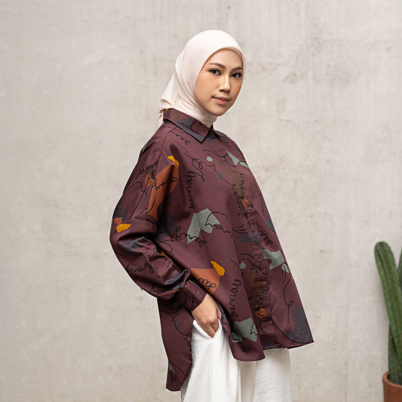 Atasan Wanita Deenay Basic Shirt Deelines Series