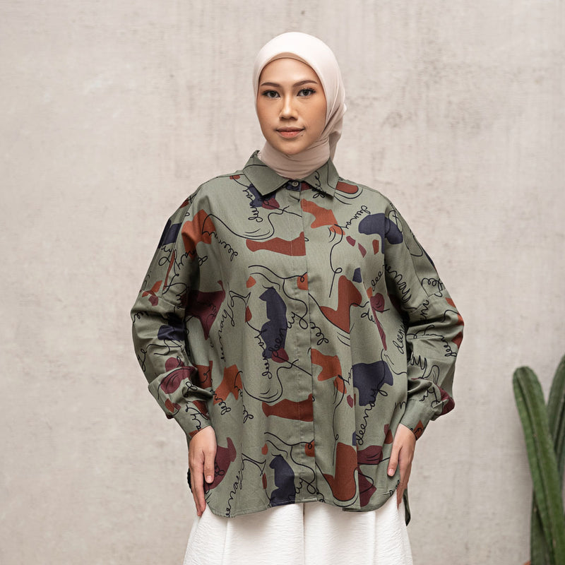 Atasan Wanita Deenay Basic Shirt Deelines Series