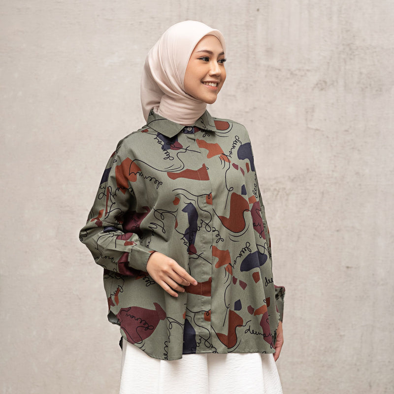 Atasan Wanita Deenay Basic Shirt Deelines Series