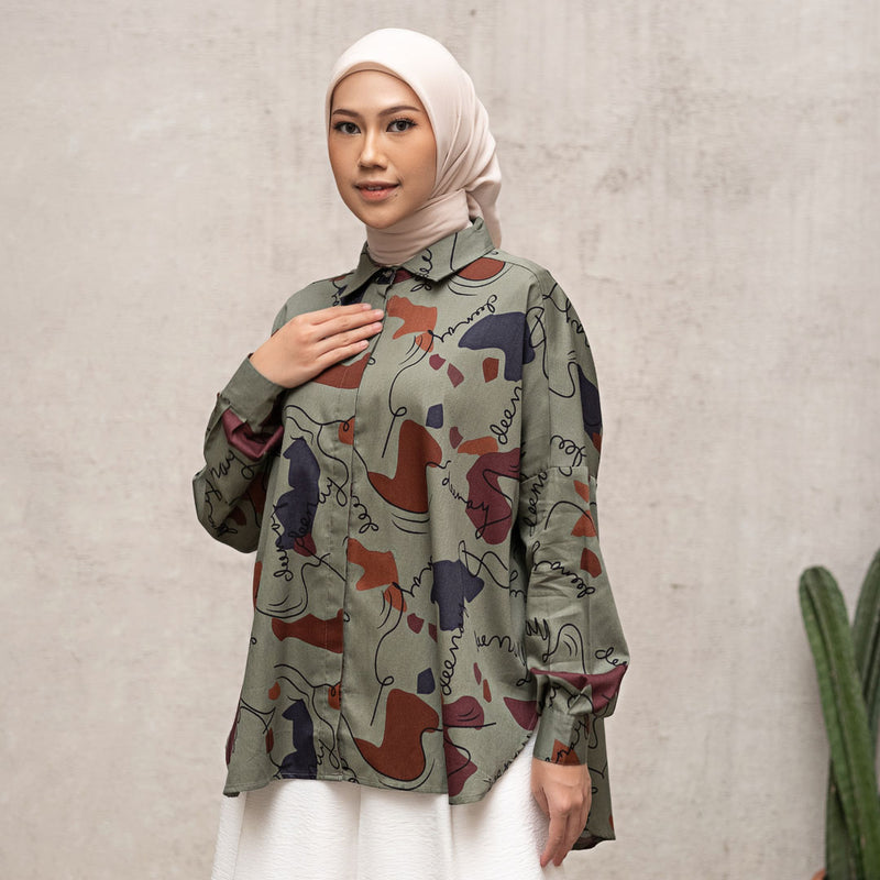 Atasan Wanita Deenay Basic Shirt Deelines Series