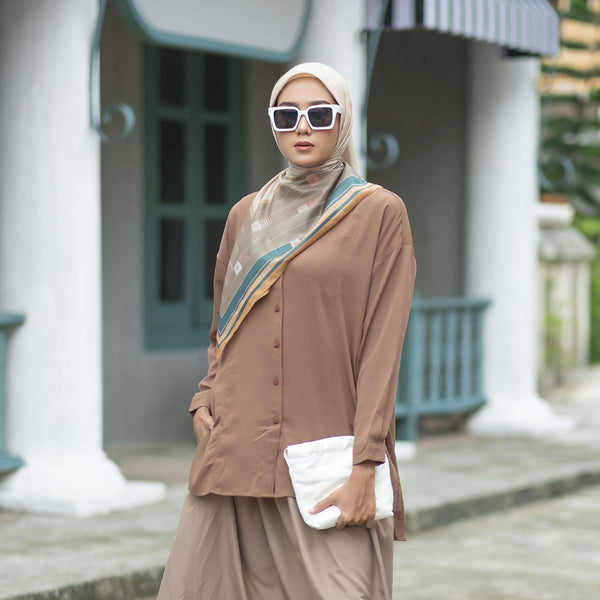 Hijab Motif Segi Empat Deenay Gamila Series