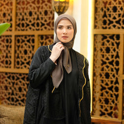 HIJAB DEENAY LIZA PLAIN MATTE GOLD VOAL SERIES VOL. 1