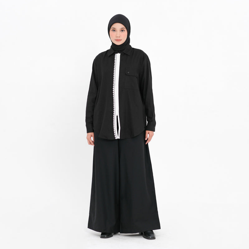 DEENAY LUMI ZIPPER SHIRT