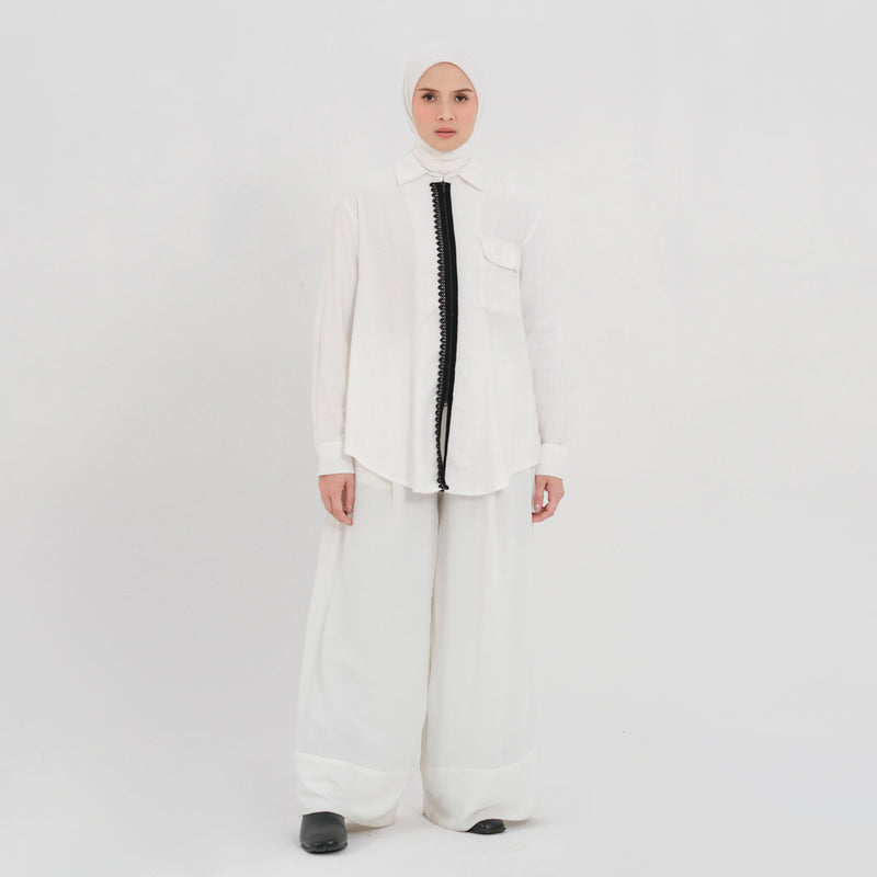 DEENAY LUMI ZIPPER SHIRT