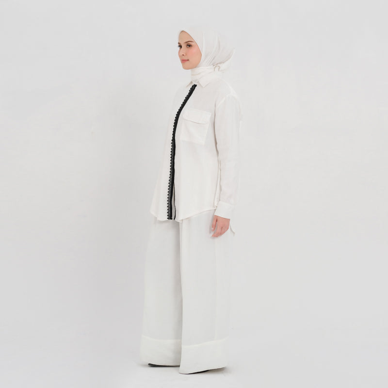 DEENAY LUMI ZIPPER SHIRT