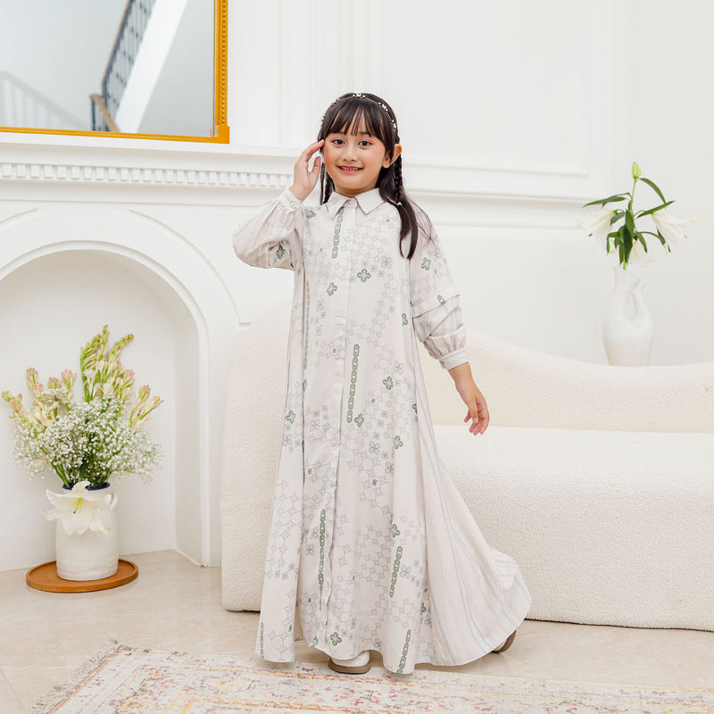 Deenay Family Set Raya Bertaut Dress Anak