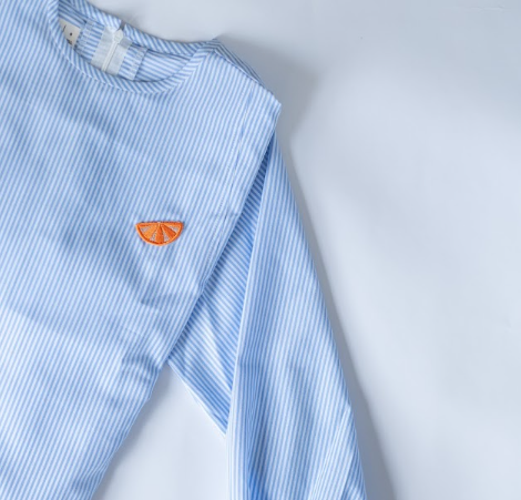 DEENAY FUTURE ART STRIPED MAXI DRESS